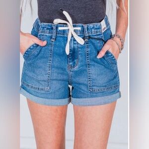 Denim Blue Women's Shorts